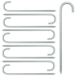 relaxdays 10er-Pack XL Bodenanker