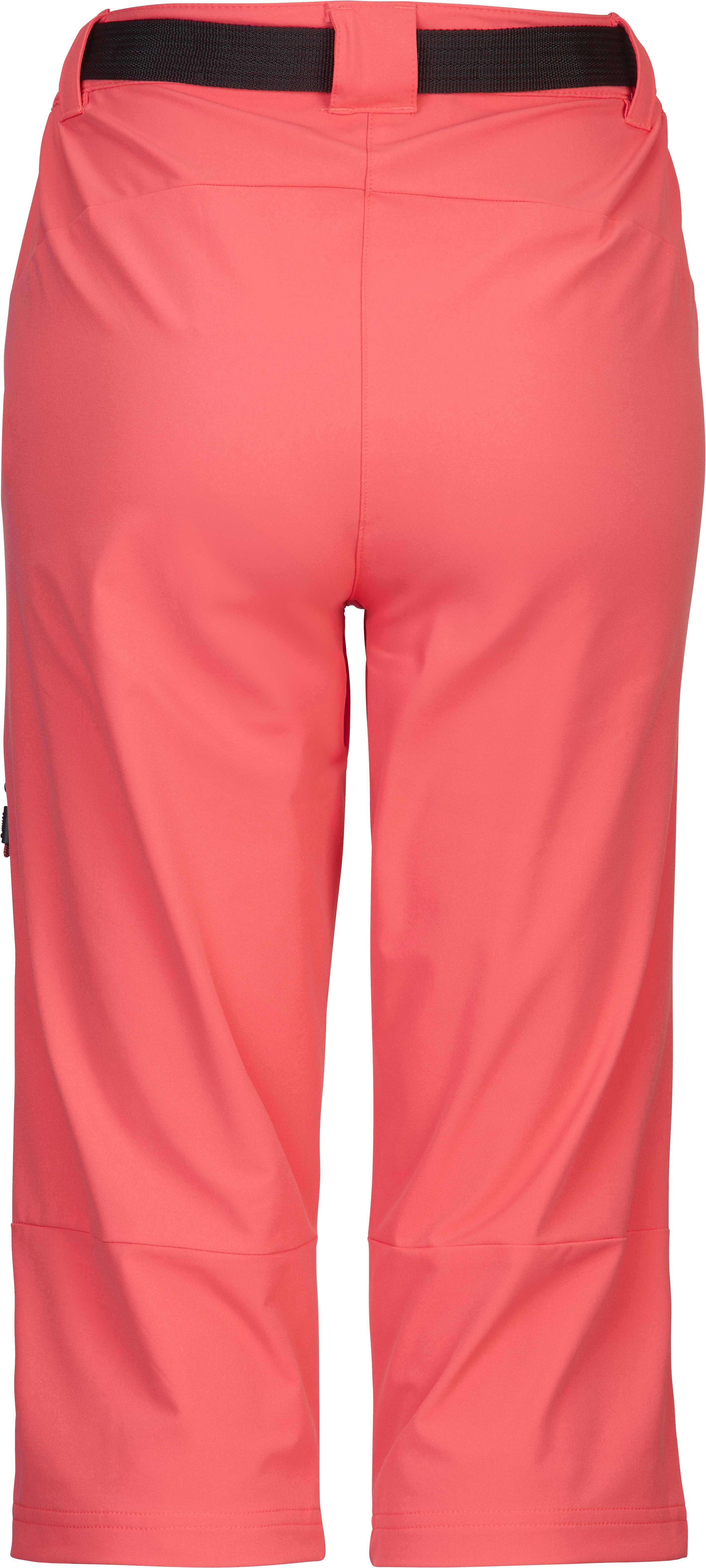 Caprihose KILLTEC "KOS 240 WMN CPR PNTS", Damen, Gr. 44, N-Gr, rosa (koralle), Obermaterial: 100% Polyester. Futter: 65% Polyester, 35% Baumwolle, Hosen Caprihose, wasserabweisend, schnell trocknend, aus Polyester koralle 44, N-Gr