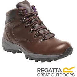 Regatta, Damen, Wanderschuhe, Wandelschoen Women Bainsford Chestnut Alpine Purple Schoenmaat 40 (40), Braun, Violett