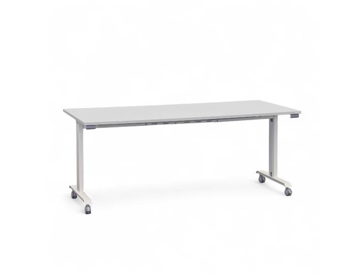 Klapptisch Tradingzone Kos 180x80 cm, Weissgrau/Weiss, Rechteckig, Neu - Perfekt für Meetings