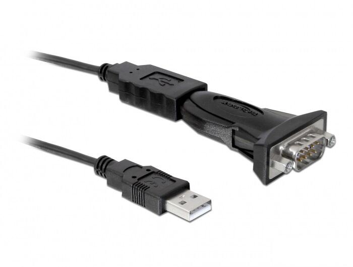 DeLOCK Adapter USB 2.0 Typ-A zu Seriell 0,8m 61460