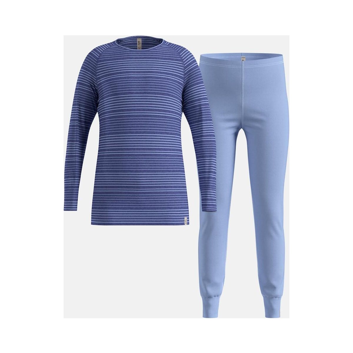 Odlo The Kids' Active Warm Base Layer Set blue heron - skipper blue (21803) 92 159449-21803-92