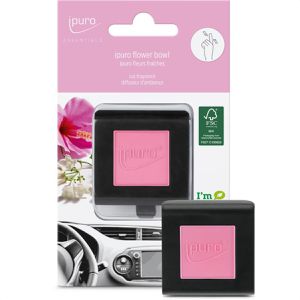 ipuro Autoduft Essentials Car Line, flower bowl, bis zu 3 Monate Duft, für den Lüftungsschlitz