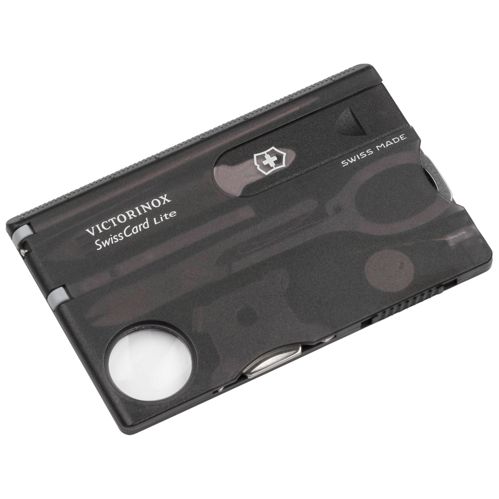 Victorinox SWISSCARD LITE schwarz transparent