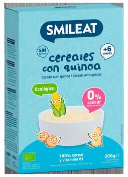 Smileat Papa Cereais com Quinoa Bio Ecológico +4M 200 gr
