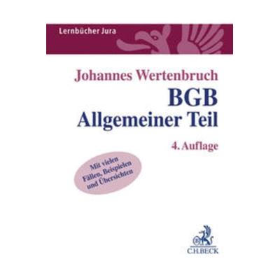 BGB Allgemeiner Teil, Taschenbuch von Johannes Wertenbruch, C.H. Beck