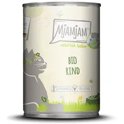 MjAMjAM - BIO für Katze 400g MjAMjAM Katze Sparpaket 12x400g BIO Rind