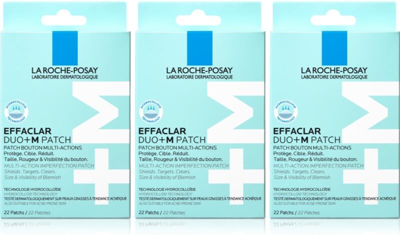 La Roche-Posay Effaclar DUO+M Patch ensemble pour peaux à problèmes, acné