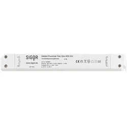 SIGOR LED Netzteil POWERLINE TRIAC SLIM, IP20, 200-240V, sek. 24V, max. 60W / 2.5A, primär dimmbar SIG-9200801