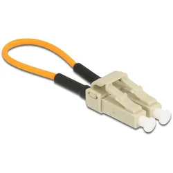 Delock LWL Loopback Adapter LC / OM2 Multimode beige