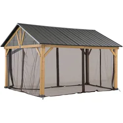 Sunjoy Netz für Zedernholz Gazebo 336cm x 400cm