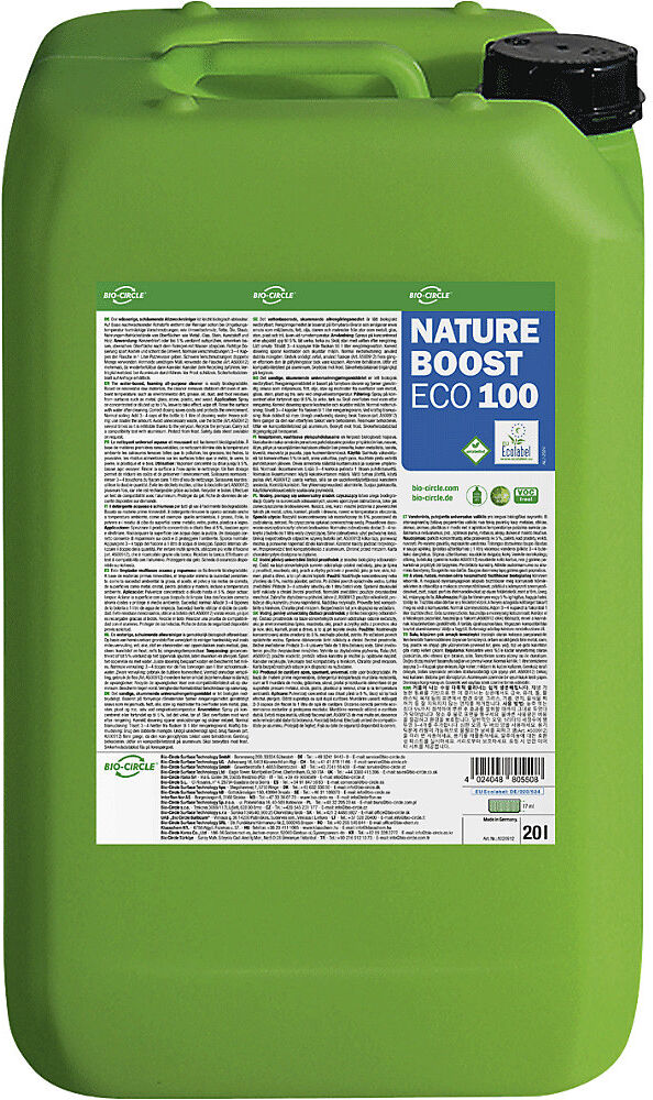 Allzweckreiniger Nature Boost Eco 100, Kunststoff-Kanister, Inhalt 20 l Bio-Circle