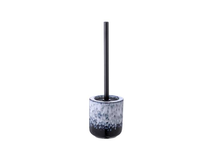 WC-Garnitur WENKO Rosali Blau , blau, B:11,5cm H:38cm, Keramik, Reinigungsbürsten, WC-Garnitur
