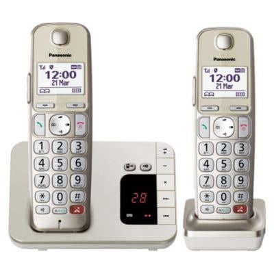 Panasonic KX-TGE262GN DECT-Telefon (Champagner)
