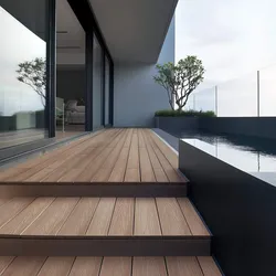 HOME DELUXE WPC Terrassendielen SAMANA PREMIUM Komplettset (inkl. Unterkonstruktion) - Teak 50m2
