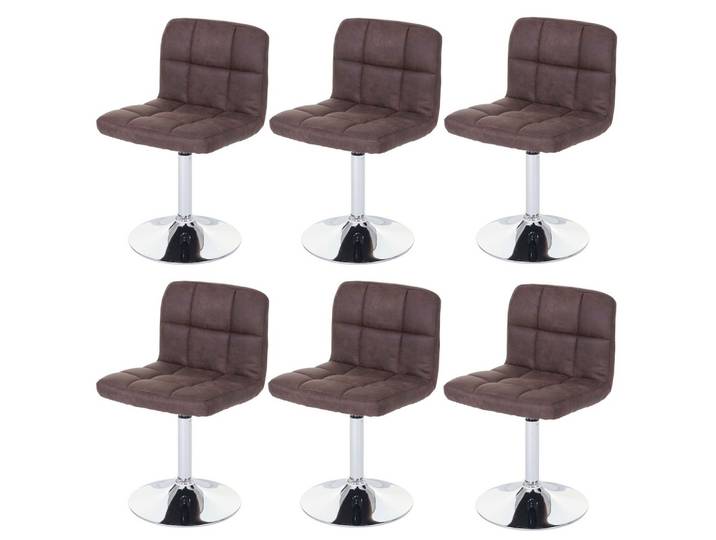 ESSZIMMERSTUHL Dunkelbraun 6er-Set