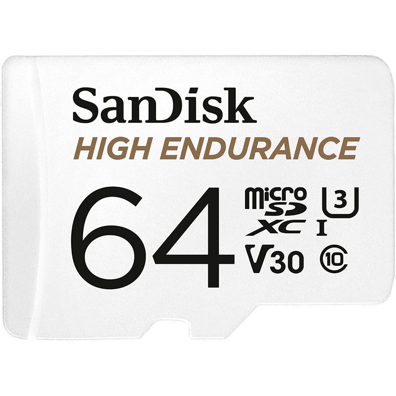 64GB SanDisk Max Endurance R100/W40 microSDXC Kit (SDSQQVR-064G)