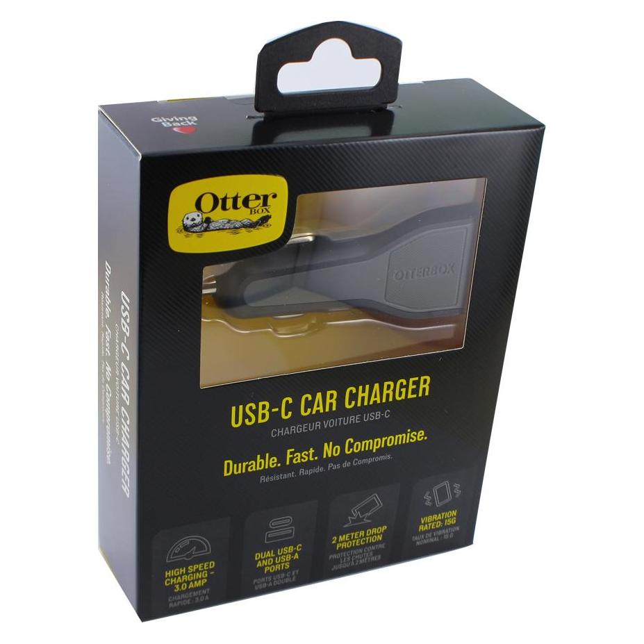 OtterBox Dual Port Car Charger USB-C/A (78-51749)