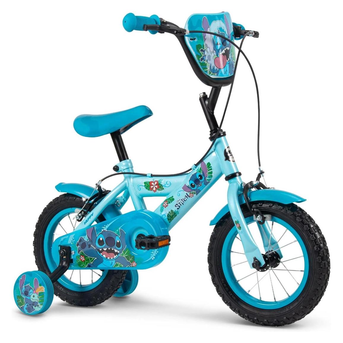 Huffy Huffy Disney Stitch 12-Zoll-Kinderfahrrad, für Kinder von 3 bis 5 Jahren, Blau (12") (22385W)