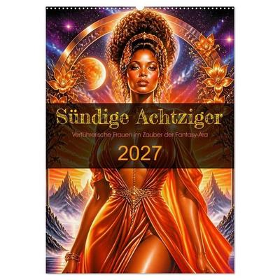 Sündige Achtziger (Wandkalender 2027 DIN A2 hoch), CALVENDO Monatskalender