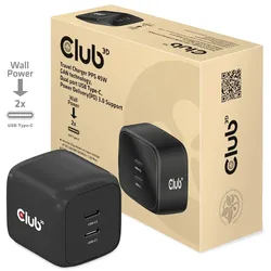 Club 3D Reise Ladegerät PPS 45W GAN, Power Delivery (PD) 3.0