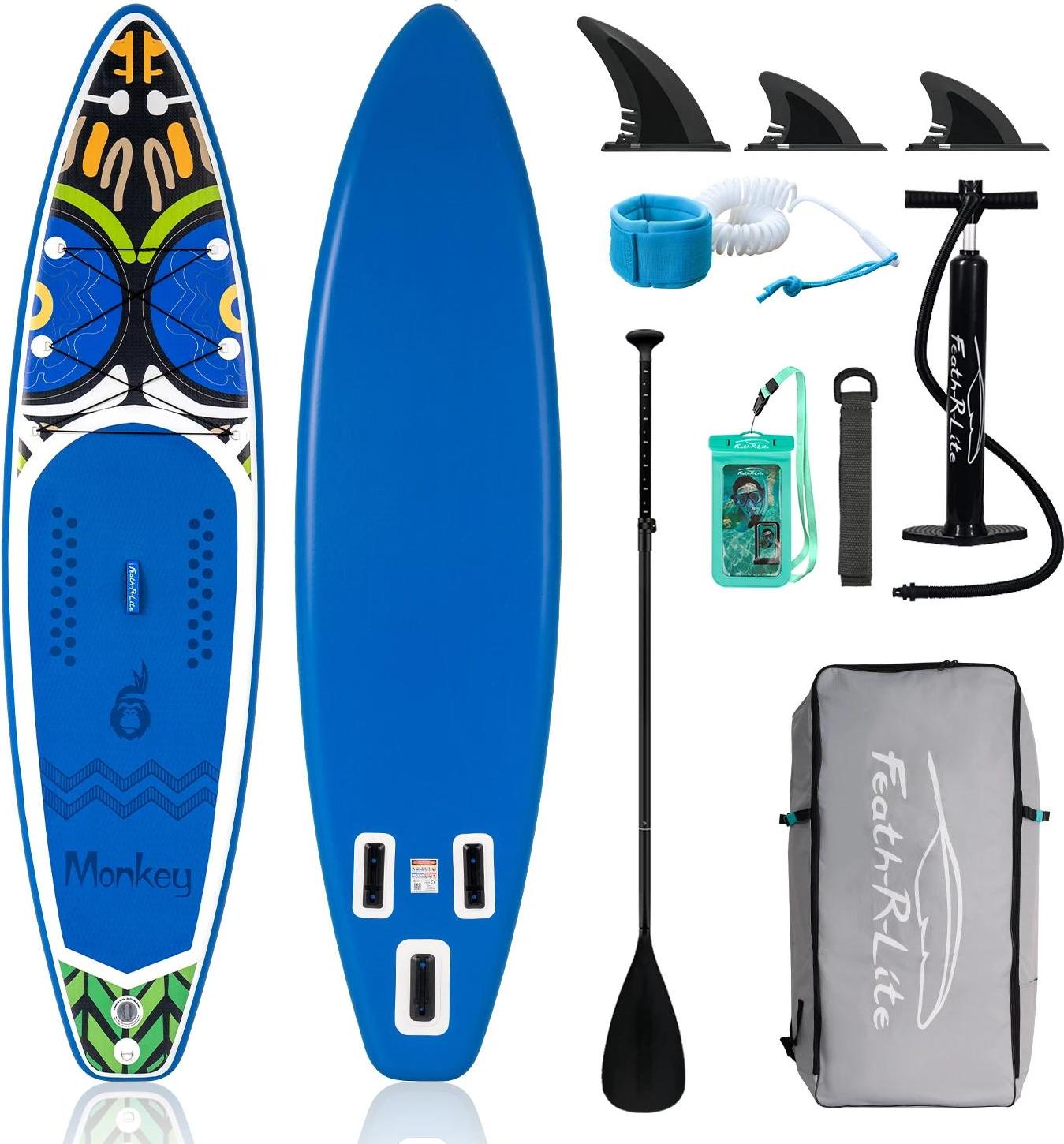 Aufblasbares Stand-Up-Paddle-Board, ultra stabil, vielseitig einsetzbar, SUPFR02D