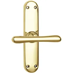 Grundmann, Fenstergriff, Fenstergriff ELEGANT 520 - gerade, ohne VK, Messing poliert, 1 Stk