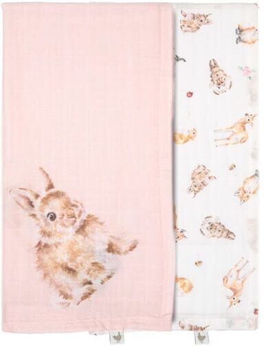 Wrendale Designs 'Little Forest' Woodland Animal Muslin Gift Set