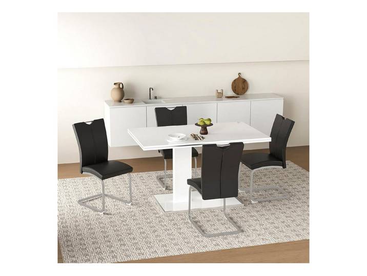 HTI-Living Freischwinger Schwingstuhl 4er Set Jean (Set, 4 St), Freischwinger Esszimmerstühle