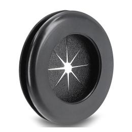 Delock Gummi Kabeldurchführung rund Ø 40 mm schwarz (67331)