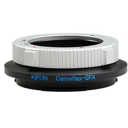 Kipon Adapter für Pro Cameflex auf Fuji GFX, Objektivadapter, Schwarz