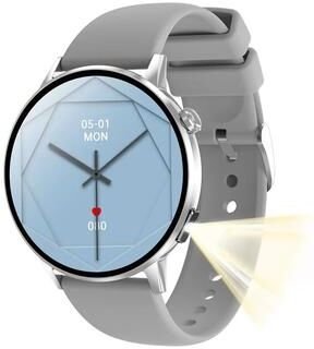 Uplift Treasures Women AMOLED Bluetooth Calling Smartwatch With Flashlight a