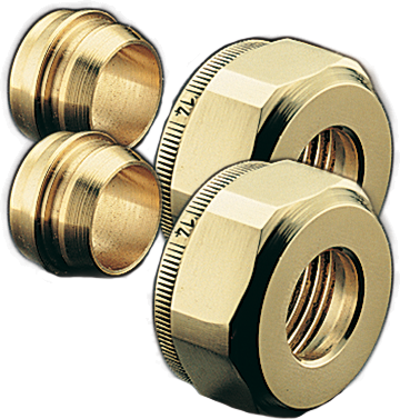 Oventrop Klemmringverschraubung OFIX 1016865 für CU-Rohr 18mm, 2 Stück