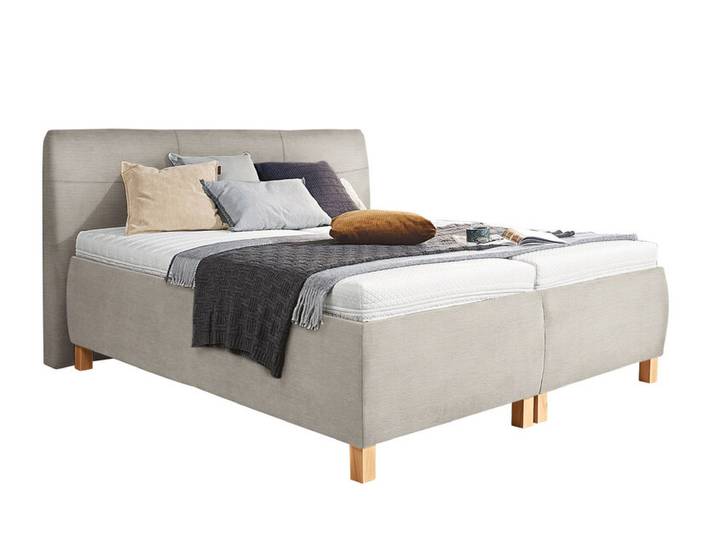 Polsterbett FENSON BERGEN 180 x 200 cm beige