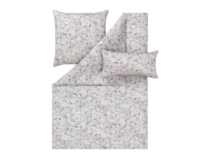 Estella Bettwäscheset, Graphitfarben, Textil, Paisley, 160x210 cm, atmungsaktiv, bügelleicht, weiche und anschmiegsame Oberfläche, Heimtextilien, Bettwäsche, Bettwäsche