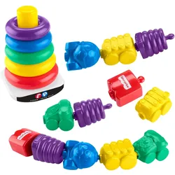 Fisher-Price Mattel 80th Anniversary RAS + Snap Lock Beads Bundle