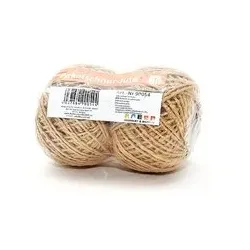 Jute Paketschnur Bindfaden Bastelschnur 2er Set 40m Braun Natur Kordel