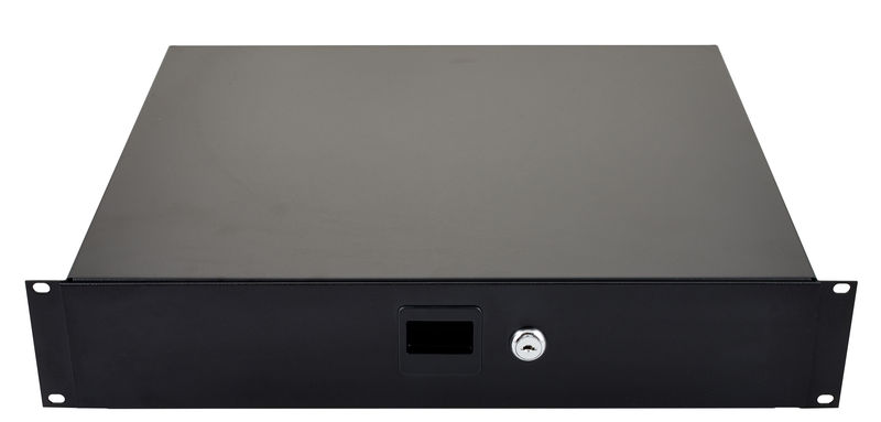 Adam Hall 87402 Rack Drawer 2U nero