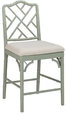 "Dayna Stool - Tea/Sandberg Parchment, Counter Stool 25""H - Ballard Designs"