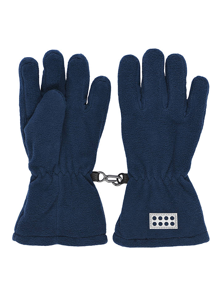 LEGO Fleece-Handschuhe "Azun 722" in Dunkelblau - 122/128