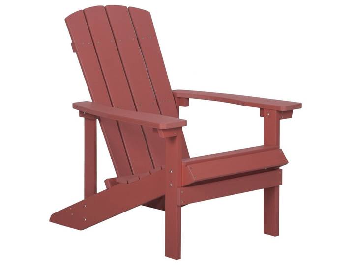 GARTENSTUHL Kunstholz rot Adirondack