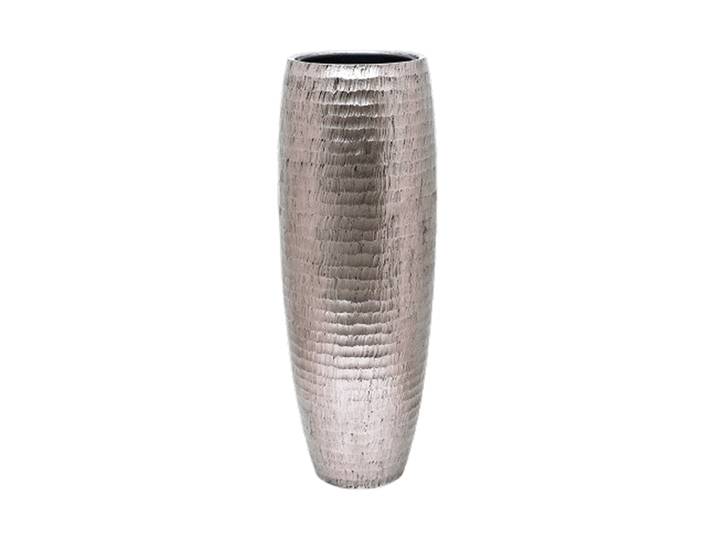 Hoher Blumentopf „Opus Partner Hammered“, verschiedene Grössen Silber Baq Design
