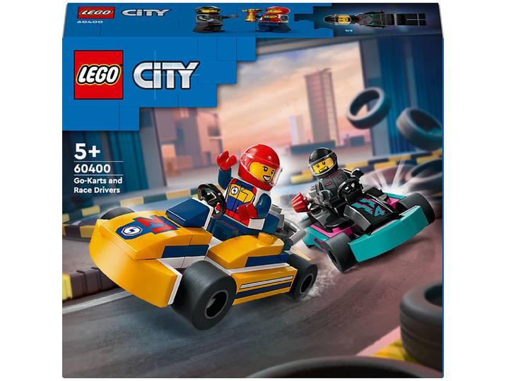 Les karts et les pilotes de course