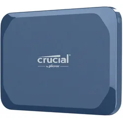 Crucial X10 Portable SSD (2 TB), Externe SSD, Blau, Schwarz