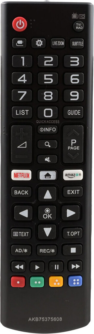 Azurano afstandsbediening voor LG AKB75375608