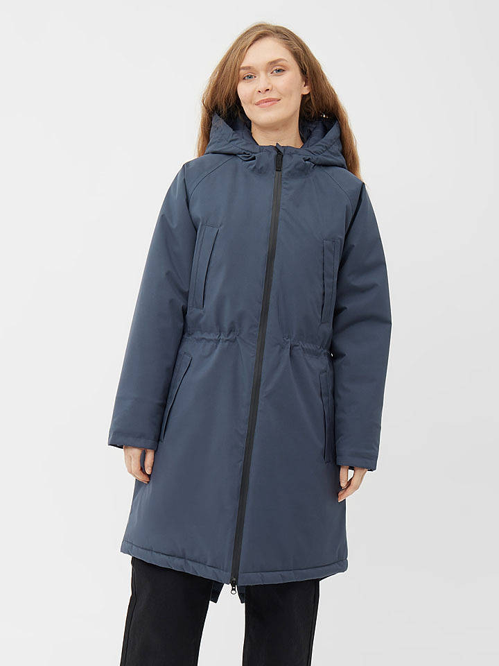 Derbe Parka in Dunkelblau - 34