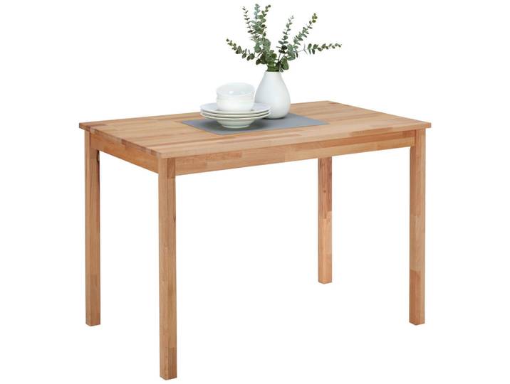 Carryhome Esstisch, Buche, Holz, Buche, massiv, rechteckig, eckig, 70x75x110 cm, in verschiedenen Größen erhältlich, Holzmöbel, Holztische, Esstische Holz