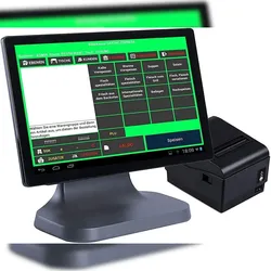 15" Kasse für KOSMETIKSTUDIO: 15" Android-Terminal, Bondrucker, BlitzKasseSALON