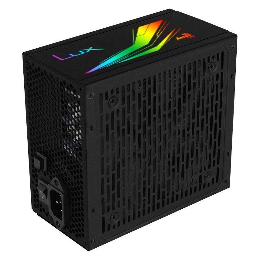 AeroCool Lux RGB 550M power supply unit 550 W Black (550 W) (AEROPGSLUXRGB-550)
