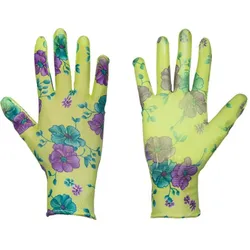 Gartenhandschuhe Schutzhandschuhe PURE FLOXY Arbeitshandschuhe Polyurethan Größe 7 BRADAS RWPFL7